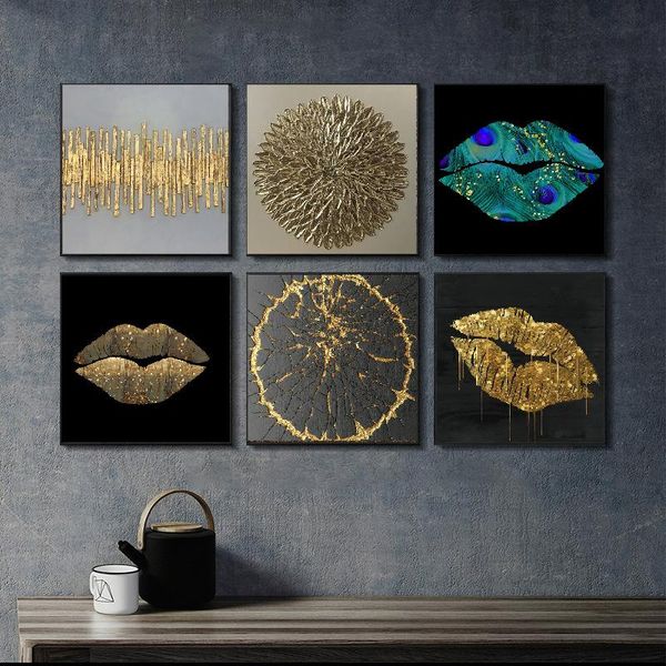 paintings golden lips leaves round quicksand abstract geometric art living room study custom decorative luxury painting
paintings golden lips leaves round quicksand abstract geometric art living room study custom decorative luxury painting