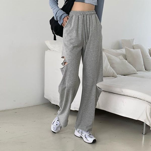 women's pants & capris hzirip women trouser 2021 summer high waist elasticity broken hole straight cotton loose casual all-match wide l, Black;white
women's pants & capris hzirip women trouser 2021 summer high waist elasticity broken hole straight cotton loose casual all-match wide l, Black;white