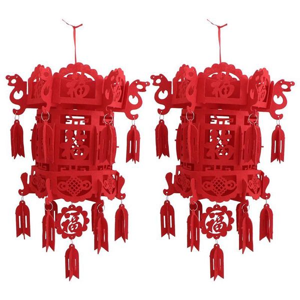 decorative objects & figurines 2pcs spring festival non-woven lantern chinese style red home hanging pendant
decorative objects & figurines 2pcs spring festival non-woven lantern chinese style red home hanging pendant