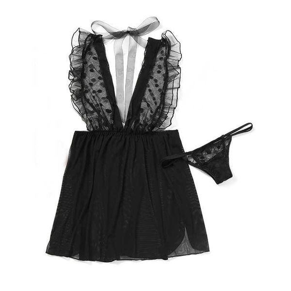 a perspective of chiffon night, White;black