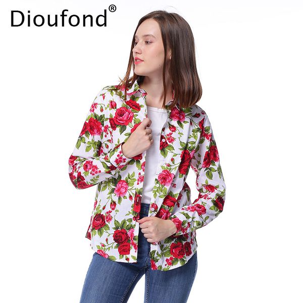 dioufond new womens floral print blouses cotton shirts women vintage turn-down collar ladies work long sleeve blouse 2017, White
dioufond new womens floral print blouses cotton shirts women vintage turn-down collar ladies work long sleeve blouse 2017, White