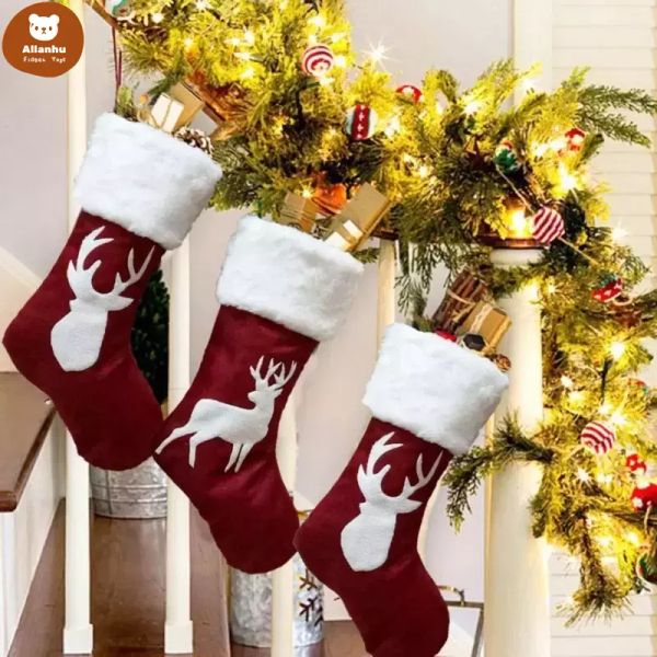 classic christmas stockings gift toy holder ornament for family holiday xmas party accessory hanging decoration zzs
classic christmas stockings gift toy holder ornament for family holiday xmas party accessory hanging decoration zzs