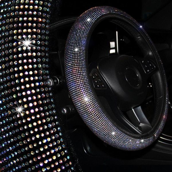 no inner ring with diamonds and full flashing elastic steering wheel cover car grip covers
no inner ring with diamonds and full flashing elastic steering wheel cover car grip covers