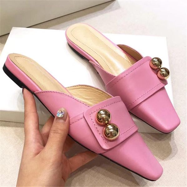 slippers flat zapatillas mujer metal shoes women solid fashion sandals outdoor chaussures femme elegant beach leisure slides, Black
slippers flat zapatillas mujer metal shoes women solid fashion sandals outdoor chaussures femme elegant beach leisure slides, Black