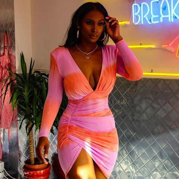 casual dresses puloru office ladies long sleeve bodycon short dress tie-dye printing deep v-neck ruched mini pencil women clothes, Black;gray
casual dresses puloru office ladies long sleeve bodycon short dress tie-dye printing deep v-neck ruched mini pencil women clothes, Black;gray