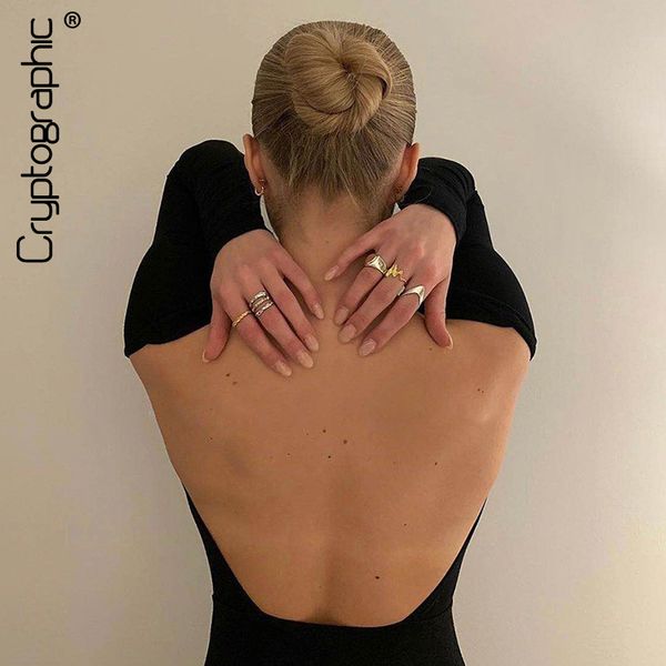 cryptographic black fitness women bodysuit backless long sleeve rompers womens jumpsuit hollow out slim body feminino, Black;white
cryptographic black fitness women bodysuit backless long sleeve rompers womens jumpsuit hollow out slim body feminino, Black;white