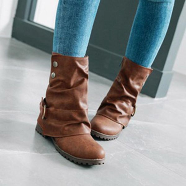 boots medium military women buckle artificial leather shoes patchwork sapatos mulheres conforto autumn winter bottes femme, Black
boots medium military women buckle artificial leather shoes patchwork sapatos mulheres conforto autumn winter bottes femme, Black