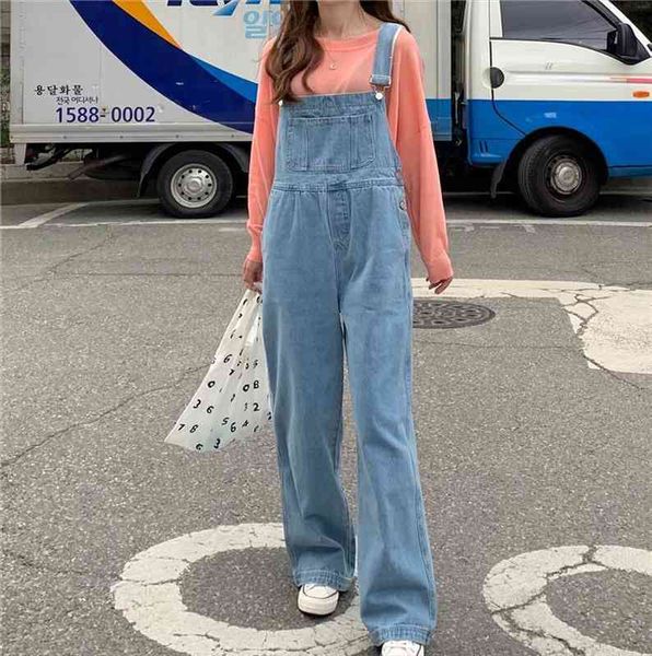 summer denim jumpsuits women casual loose overalls korean style vintage long pants oversized wide leg jeans rompers, Blue
summer denim jumpsuits women casual loose overalls korean style vintage long pants oversized wide leg jeans rompers, Blue