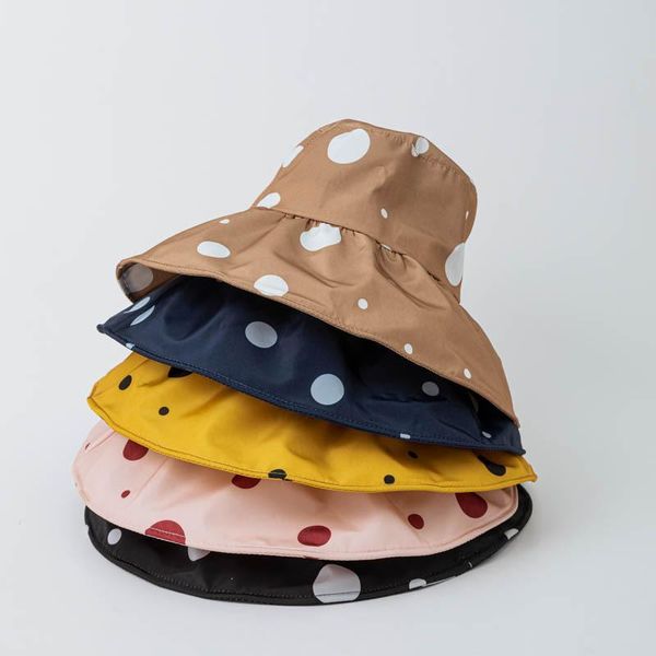 wide brim hats women's bucket hat korean version of summer dot cap japanese dome foldable shade fashion outdoor, Blue;gray
wide brim hats women's bucket hat korean version of summer dot cap japanese dome foldable shade fashion outdoor, Blue;gray
