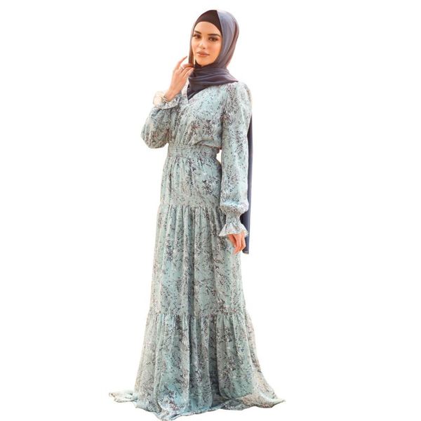muslim elegant chiffon pleated dress with soft silver print ethnic clothing, Red
muslim elegant chiffon pleated dress with soft silver print ethnic clothing, Red