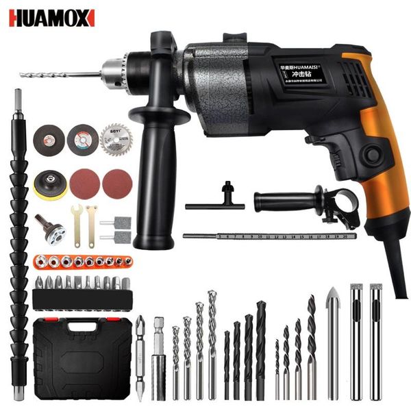 professiona electric drills impact drill household taper mounted repair hardware toolbox electrician screwdriver tool set power accessor
professiona electric drills impact drill household taper mounted repair hardware toolbox electrician screwdriver tool set power accessor