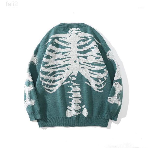 pullover men's sweaters 2021 fashion autumn skull round neck long sleeve men women autumn&winter loose trendy street skeleton sweater, White;black
pullover men's sweaters 2021 fashion autumn skull round neck long sleeve men women autumn&winter loose trendy street skeleton sweater, White;black