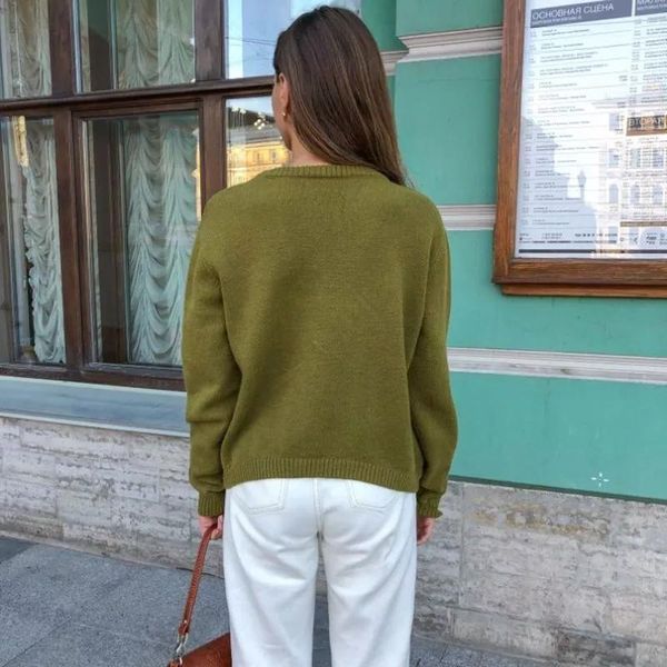 women's sweaters oversized loose pullover o-neck jersey fall/winter european style casual sweater warm, White;black
women's sweaters oversized loose pullover o-neck jersey fall/winter european style casual sweater warm, White;black