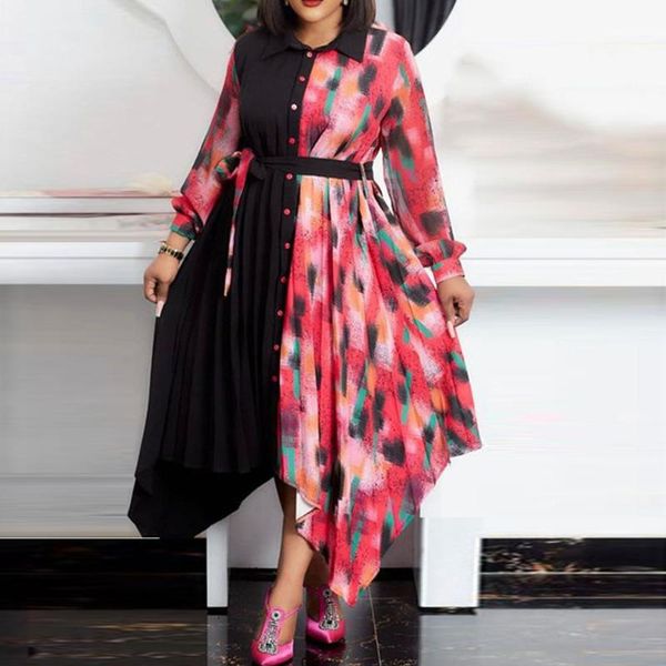 ethnic clothing autumn 2021 women dress color contrast splicing printing irregular long sleeve fashion temperament high waist casual, Red
ethnic clothing autumn 2021 women dress color contrast splicing printing irregular long sleeve fashion temperament high waist casual, Red