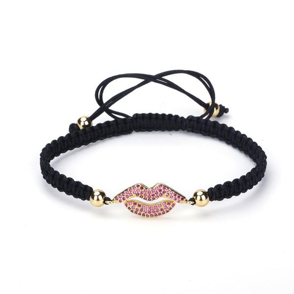 charm bracelets 2021 arrival handmade pattern mouth pave setting lace-up cz beads rhinestone black braided fashion women jewelry, Golden;silver
charm bracelets 2021 arrival handmade pattern mouth pave setting lace-up cz beads rhinestone black braided fashion women jewelry, Golden;silver