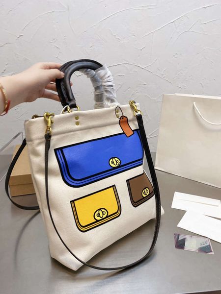 2021 c shopping bag handbag white comic pattern classic color matching comfortable and light high-end brand designer bag
2021 c shopping bag handbag white comic pattern classic color matching comfortable and light high-end brand designer bag