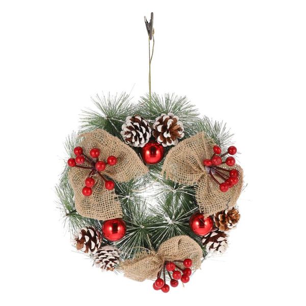 1pc christmas hanging wreath pine needle creative garland prop decorative door pendant for home party flowers & wreaths
1pc christmas hanging wreath pine needle creative garland prop decorative door pendant for home party flowers & wreaths