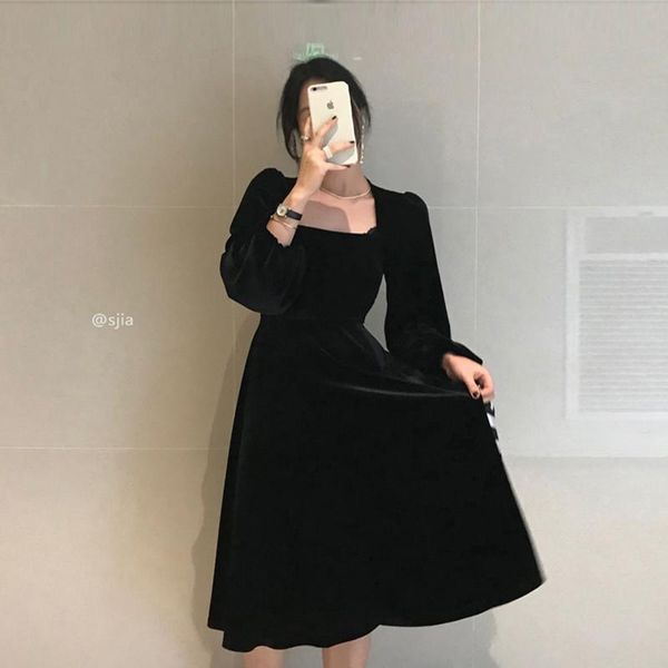 casual dresses bottoming dress for women fall and winter inner wear velvet 2021 waist slimming hepburn wind black medium-length, Black;gray
casual dresses bottoming dress for women fall and winter inner wear velvet 2021 waist slimming hepburn wind black medium-length, Black;gray