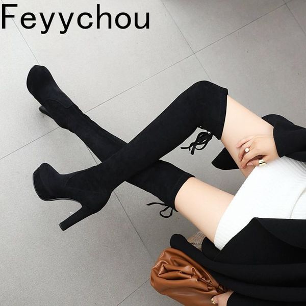 boots women's autumn winter warm flock square heel over-the-knee lace up modem super high 2021 fashion black
boots women's autumn winter warm flock square heel over-the-knee lace up modem super high 2021 fashion black