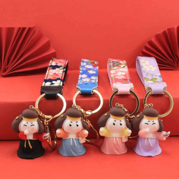 keyring keychain fashion chinese style leather doll gift bag cartoon creative court beauty car schoolbag pendant key ring, Silver
keyring keychain fashion chinese style leather doll gift bag cartoon creative court beauty car schoolbag pendant key ring, Silver