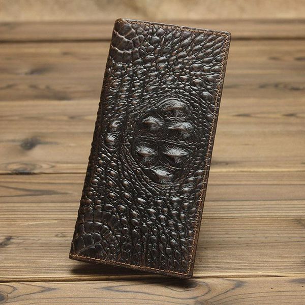 wallets luxury genuine leather wallet men women's simple alligator card holder purse 3 model for option, Red;black
wallets luxury genuine leather wallet men women's simple alligator card holder purse 3 model for option, Red;black