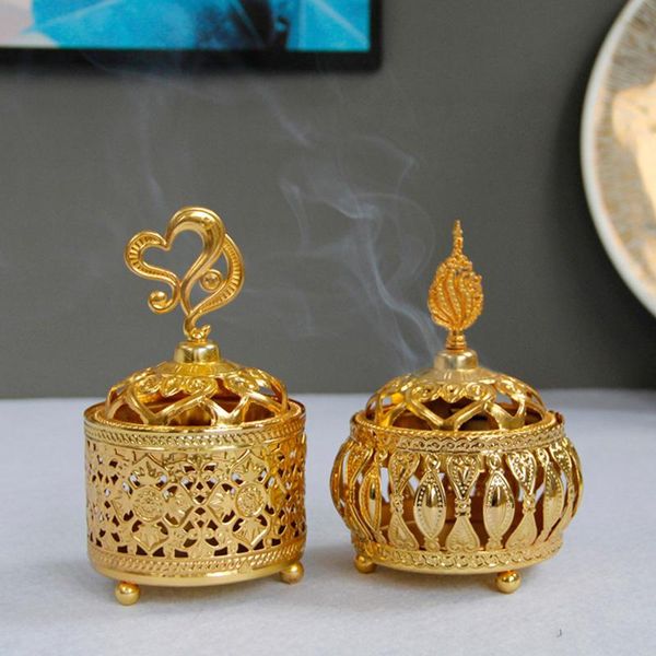 fragrance lamps incense burner for home middle east european style metal decorative delicate golden ornament b1
fragrance lamps incense burner for home middle east european style metal decorative delicate golden ornament b1