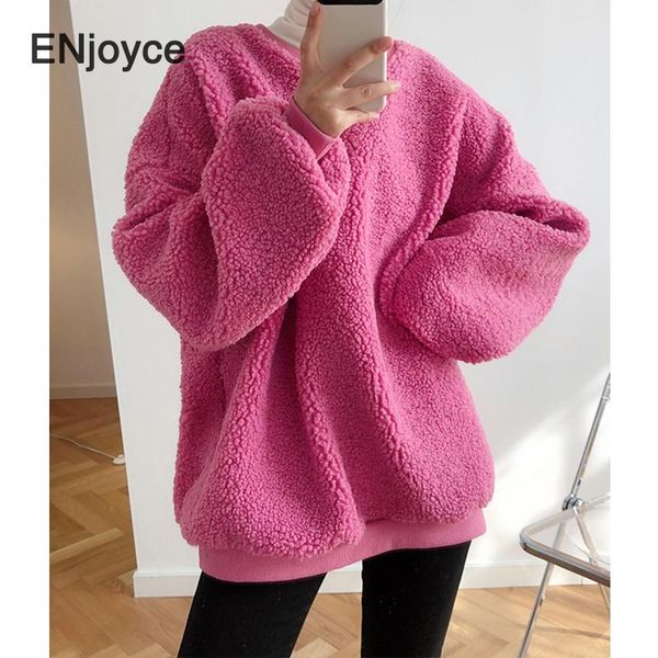 women's hoodies & sweatshirts women autumn winter warm lambs wool pullover sweatshirt casual korean loose style sweat fluffy hoodie coa, Black
women's hoodies & sweatshirts women autumn winter warm lambs wool pullover sweatshirt casual korean loose style sweat fluffy hoodie coa, Black