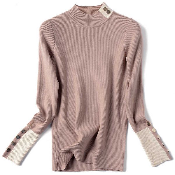 women's sweaters crew neck button woman pullovers long sleeve autumn winter euro knitwear jumper pull femme rn7h, White;black
women's sweaters crew neck button woman pullovers long sleeve autumn winter euro knitwear jumper pull femme rn7h, White;black