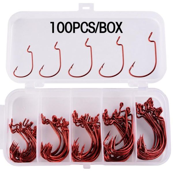 fishing hooks 100/50pcs wide crank carbon steel offset fishhook 3/0#-2# bass barbed carp hook for soft worm lure
fishing hooks 100/50pcs wide crank carbon steel offset fishhook 3/0#-2# bass barbed carp hook for soft worm lure