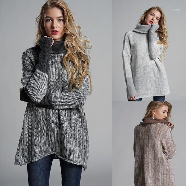 women's sweaters sweater winter large size fashion bat sleeve warm high collar 2021 stitching loose pullover, White;black
women's sweaters sweater winter large size fashion bat sleeve warm high collar 2021 stitching loose pullover, White;black