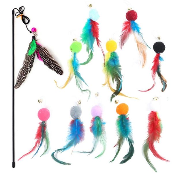 cat toys legendog wand toy with 10pcs replacement feather set teaser ball for kitten funny playing
cat toys legendog wand toy with 10pcs replacement feather set teaser ball for kitten funny playing