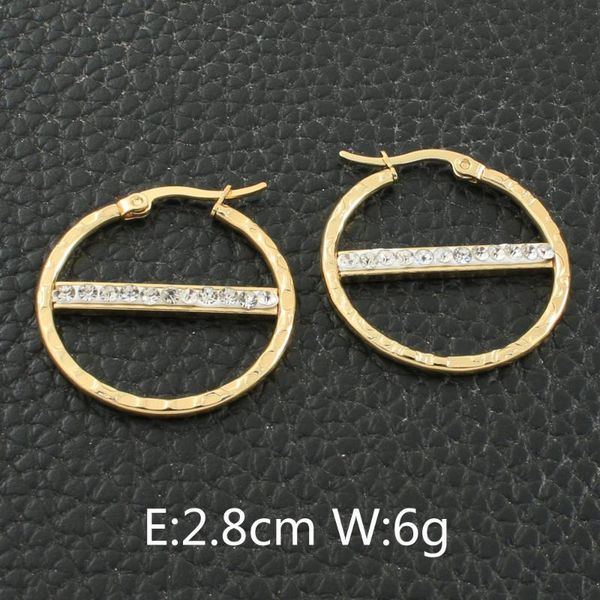 hoop & huggie women's round stainless steel women earrings in jewelry gift fashion wholesale joyas egazanad, Golden;silver
hoop & huggie women's round stainless steel women earrings in jewelry gift fashion wholesale joyas egazanad, Golden;silver