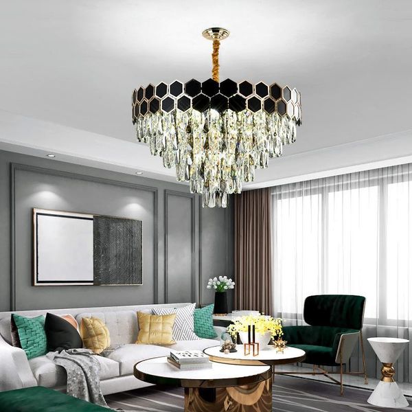 pendant lamps postmodern light luxury crystal chandelier black atmosphere creative designer bedroom dining room lamp 2021 living
pendant lamps postmodern light luxury crystal chandelier black atmosphere creative designer bedroom dining room lamp 2021 living