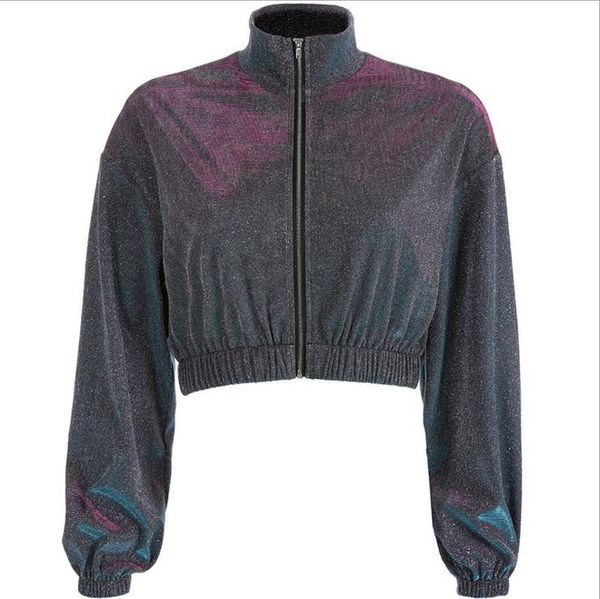 women's jackets lurex slim jacket women 2021 spring short sequin outerwear crop bomber coats long sleeves feminino outwear, Black;brown
women's jackets lurex slim jacket women 2021 spring short sequin outerwear crop bomber coats long sleeves feminino outwear, Black;brown