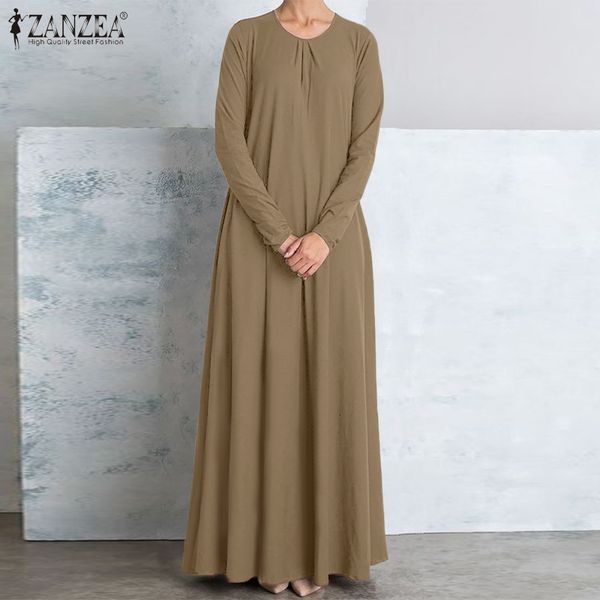 dresses elegant muslim maxi dress women's spring sundress 2021 casual solid long sleeve vestidos female o neck turkey robe, Black;gray
dresses elegant muslim maxi dress women's spring sundress 2021 casual solid long sleeve vestidos female o neck turkey robe, Black;gray