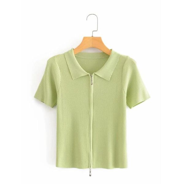 zipper decoration solid women knitting sweater 2021 fashion leisure lady turn-down collar short sleeve slim sw731 women's sweaters, White;black
zipper decoration solid women knitting sweater 2021 fashion leisure lady turn-down collar short sleeve slim sw731 women's sweaters, White;black