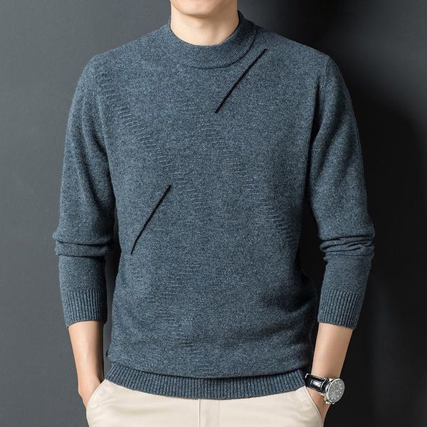 men's sweaters high grade autumn and winter long sleeve sweater pullover round neck casual soft knitted top, White;black
men's sweaters high grade autumn and winter long sleeve sweater pullover round neck casual soft knitted top, White;black