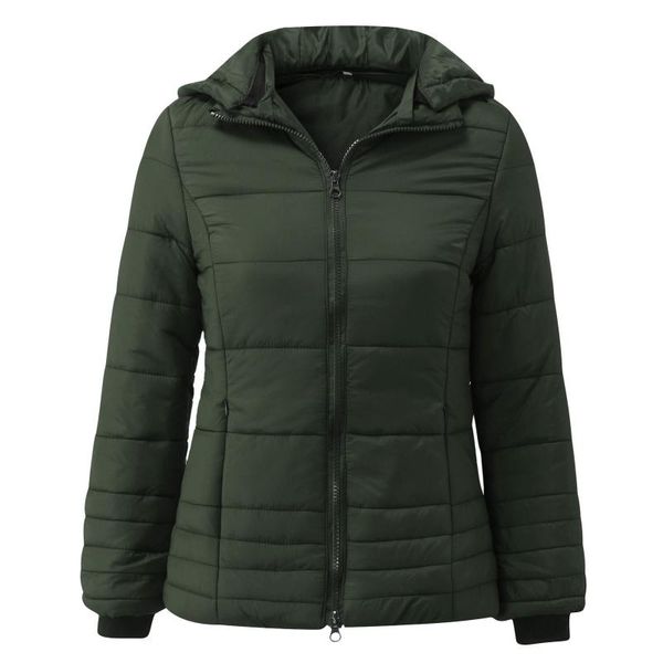 women's wool & blends women casual solid zipper pocket loose long sleeve cotton-padded jacket hooded button daily coat in stock, Black
women's wool & blends women casual solid zipper pocket loose long sleeve cotton-padded jacket hooded button daily coat in stock, Black