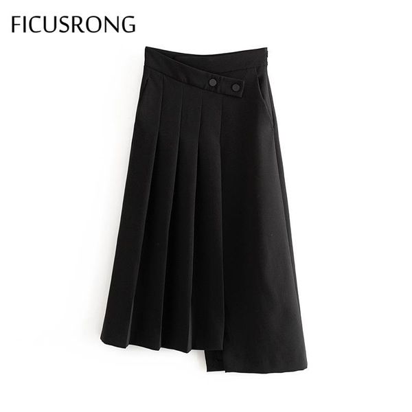 skirts 2021 women spring elegant high waist slim skirt asymmetric solid fashion office lady patchwork pleated ficusrong, Black
skirts 2021 women spring elegant high waist slim skirt asymmetric solid fashion office lady patchwork pleated ficusrong, Black