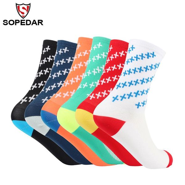 sports socks sopedar bicycle riding features breathable perspiration non-slip soft outdoor common equipment 6 color, Black
sports socks sopedar bicycle riding features breathable perspiration non-slip soft outdoor common equipment 6 color, Black