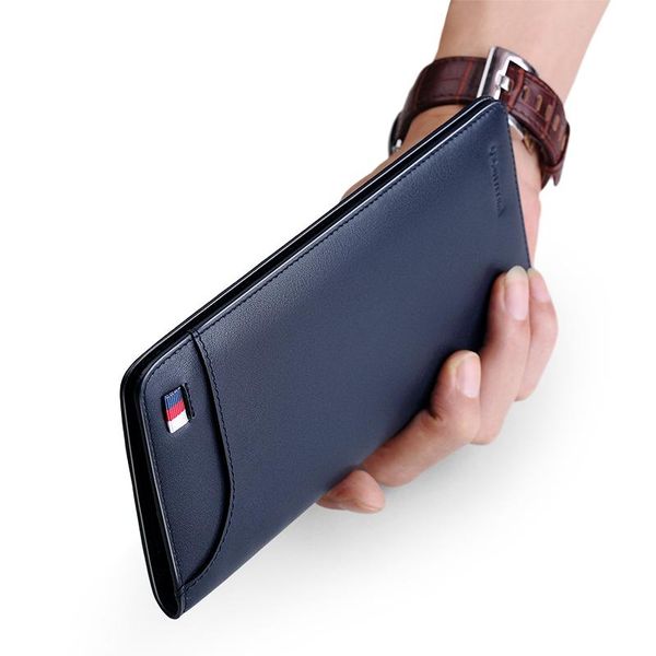 wallets williampolo ultrathin slim long clutch bag holder men wallet genuine leather handbag multi card case cash purse p302, Red;black
wallets williampolo ultrathin slim long clutch bag holder men wallet genuine leather handbag multi card case cash purse p302, Red;black