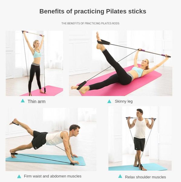 pilates stick fitness slimming hip lifting tension rope yoga equipment household elastic bar women's resistance bands
pilates stick fitness slimming hip lifting tension rope yoga equipment household elastic bar women's resistance bands