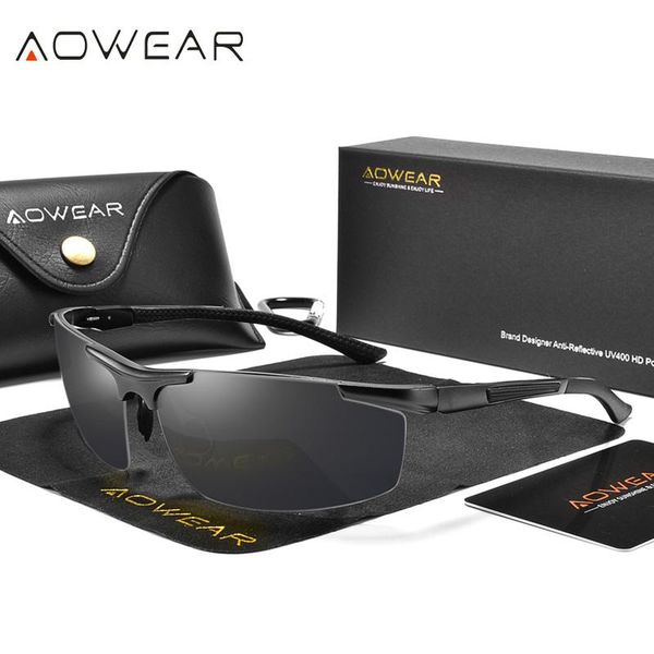 sunglasses aowear luxury aluminium rimless men polarized sport outdoor mirror sun glasses for drive eyewear with accessories, White;black
sunglasses aowear luxury aluminium rimless men polarized sport outdoor mirror sun glasses for drive eyewear with accessories, White;black