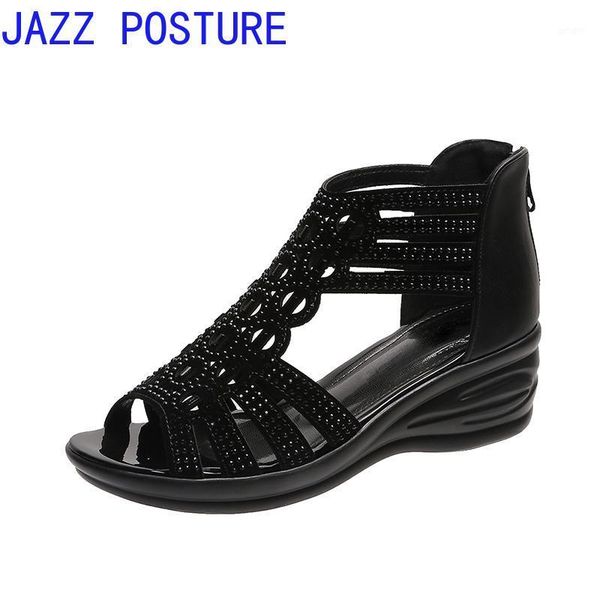 women's high-heeled sandals summer ladies wedge rhinestone beach evening shoes spicy pointed on girls platform q4801, Black
women's high-heeled sandals summer ladies wedge rhinestone beach evening shoes spicy pointed on girls platform q4801, Black