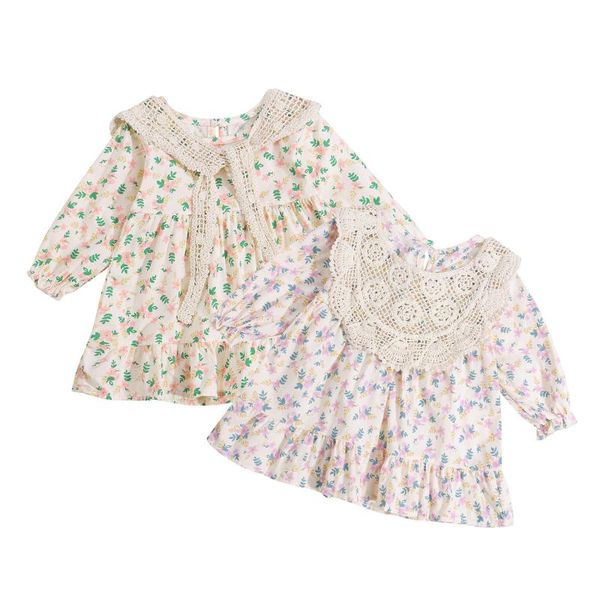 girl's dresses 2021 autumn spring kid girls long sleeve ruffles a line dress flower lace capelet vintage costumes 6m-3y, Red;yellow
girl's dresses 2021 autumn spring kid girls long sleeve ruffles a line dress flower lace capelet vintage costumes 6m-3y, Red;yellow