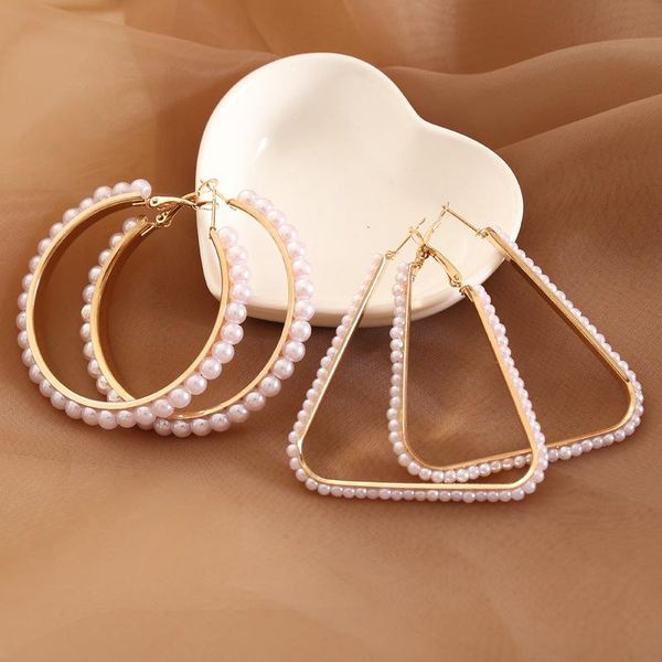hoop & huggie 2021 fashion simulated pearl heart earrings for women and girls hip hop bohemian geometric earring jewelry gift, Golden;silver
hoop & huggie 2021 fashion simulated pearl heart earrings for women and girls hip hop bohemian geometric earring jewelry gift, Golden;silver