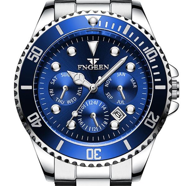 wristwatches fngeen men watches luxury waterproof military quartz male clock stainless steel relogio masculino erkek kol saati, Slivery;brown
wristwatches fngeen men watches luxury waterproof military quartz male clock stainless steel relogio masculino erkek kol saati, Slivery;brown