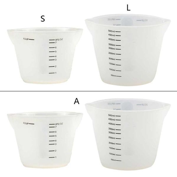 craft tools 500ml & 250ml reusable silicone measuring cups resin mixing epoxy jewelry casting molds acrylic paint pouring
craft tools 500ml & 250ml reusable silicone measuring cups resin mixing epoxy jewelry casting molds acrylic paint pouring