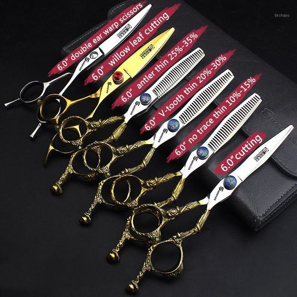 hairdressing scissors 6 inch japan 440c special thin sharp and resistant to cutting use haircuts hair1
hairdressing scissors 6 inch japan 440c special thin sharp and resistant to cutting use haircuts hair1
