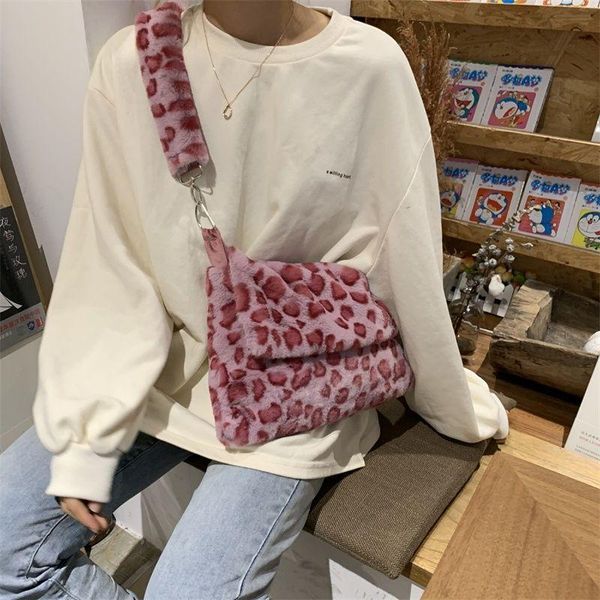 school bags lovely pink leopard print girls furry handbags small tote soft plush women large shoulder bag fashion ladies crossbody
school bags lovely pink leopard print girls furry handbags small tote soft plush women large shoulder bag fashion ladies crossbody